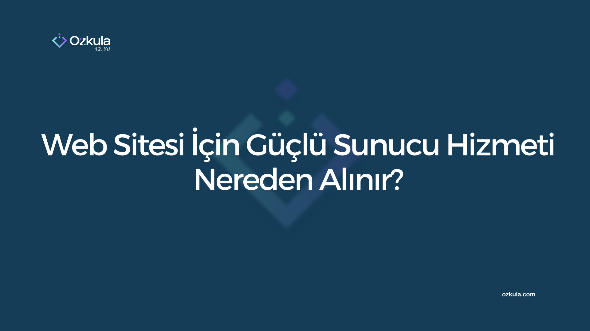 Web Sitesi İçin Güçlü Sunucu Hizmeti Nereden Alınır?