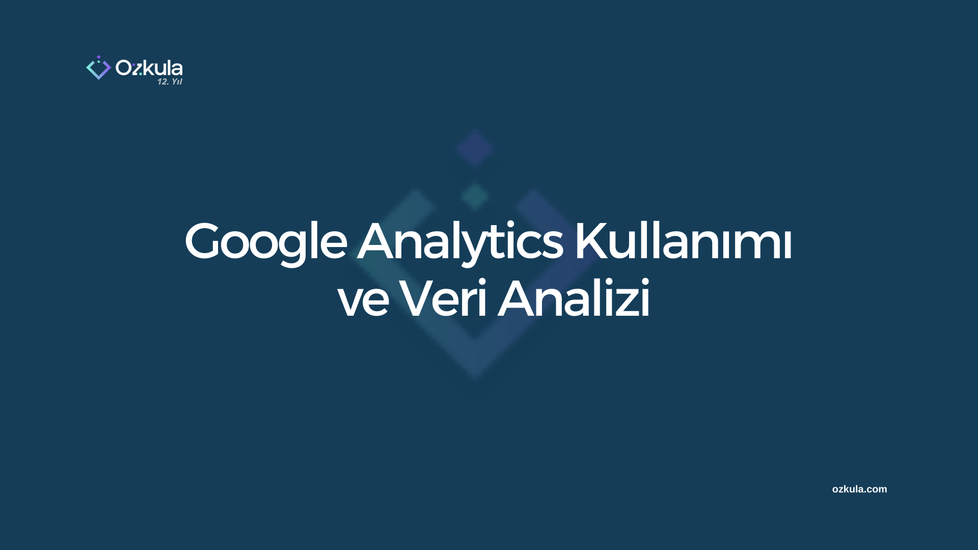 Google Analytics Kullanımı ve Veri Analizi