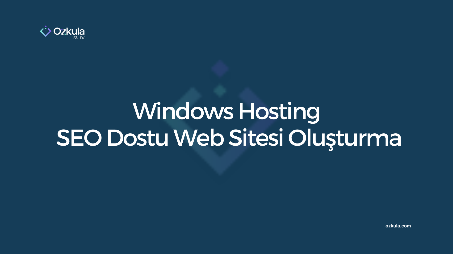 Windows Hosting ile SEO Dostu Web Sitesi Oluşturma